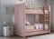 Кровать двухъярусная Cosy (розовый)