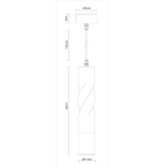 Точечный подвесной светильник Arte Lamp SADR A3280SP-1BK, 1хGU10