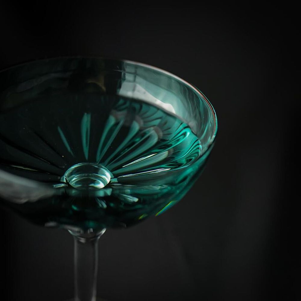Рюмка коктейльная 235 мл голубая "Azure" d 11,6 см h16,5 см P.L. - BarWare [4]