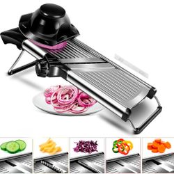 Мандолина (Овощерезка) V-BLADE, 5 насадок с держателем 33,5*13 см h14,5 см P.L. - Proff Chef Line