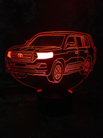 Светильник "Автомобиль - Toyota Land Cruiser" (Тайота )