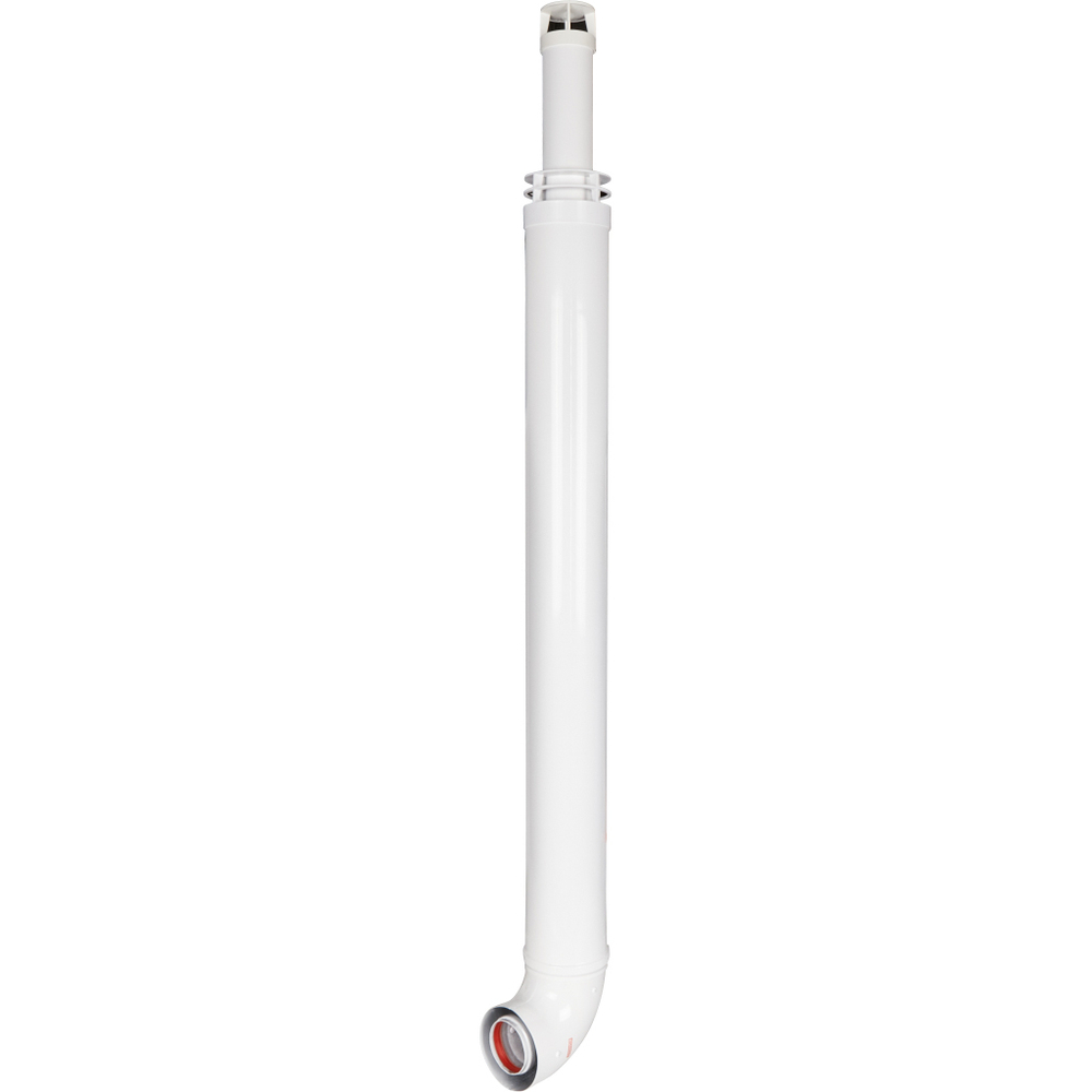 ROMMER Комплект дымохода АНТИЛЕД 60/100 - 1220мм (Baxi (кроме ECO Nova/Classic), Viessmann, Kiturami, Mizudo, Beretta, Oasis, Wolf, Tiberis, DeDietrich) хомут в комплекте