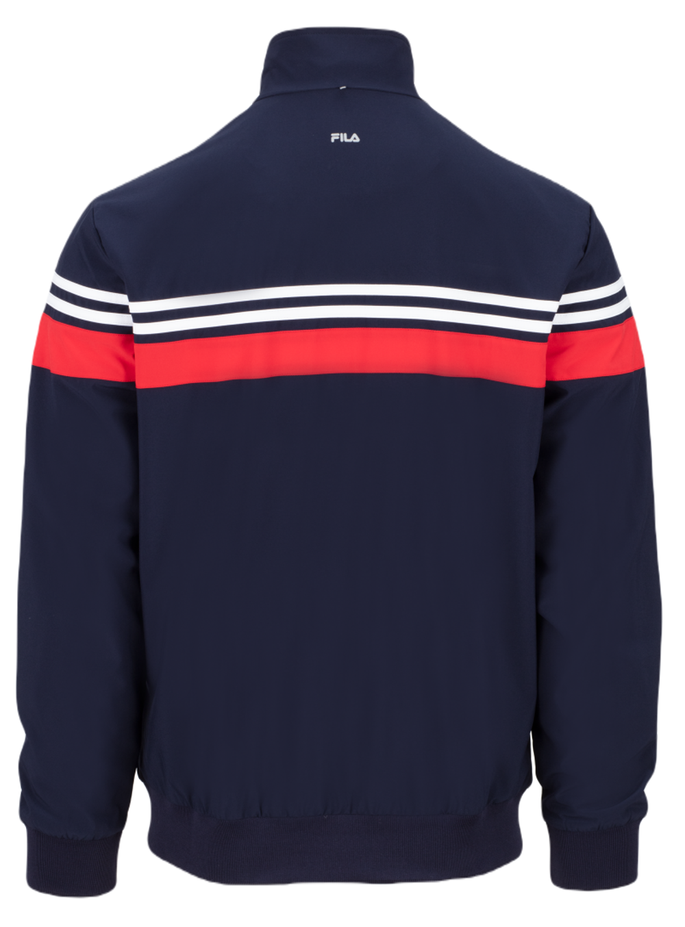 Мужская теннисная кофта Fila Jacket Bruno - navy/fila red