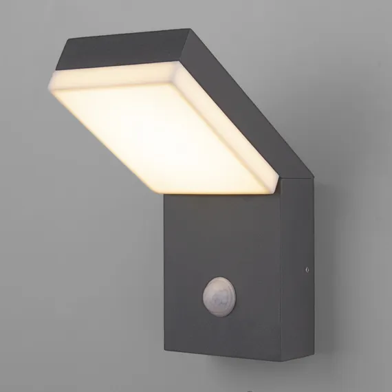 Настенный светильник уличный Sensor 1541 TECHNO LED серый Elektrostandard