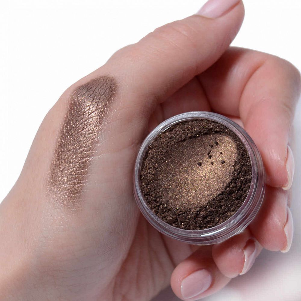 Тени для глаз Коллекция Северное сияние ES524 Медно-коричневый 1,5 гр (Kristall Minerals Cosmetics)