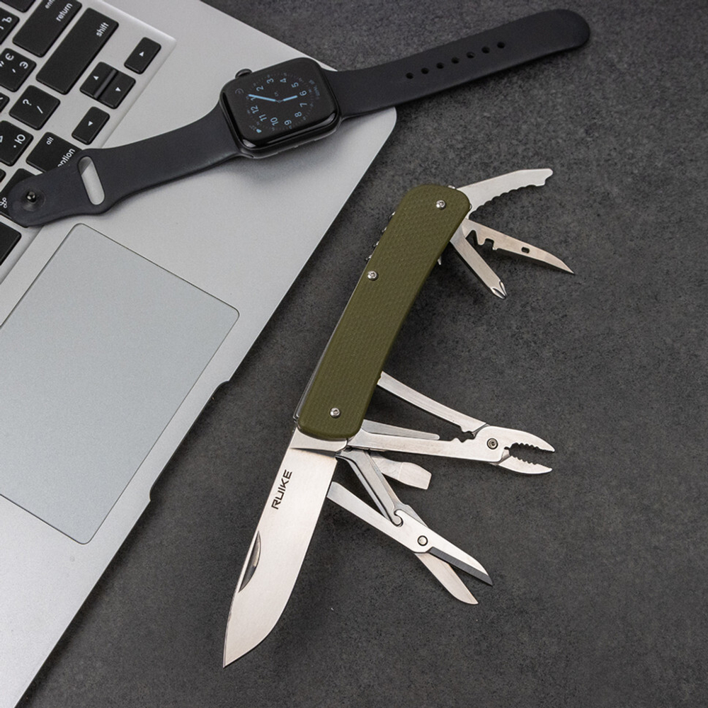 Нож multi-functional Ruike L41-G зеленый