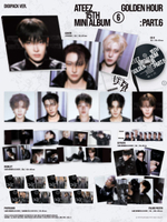 (ПРЕДЗАКАЗ) Альбом ATEEZ - GOLDEN HOUR : PART.6 15th Mini Album DIGIPACK 8 Version SET