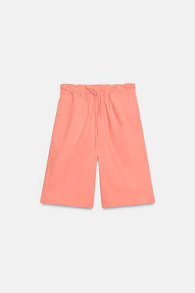 ШОРТЫ В ПИЖАМНОМ СТИЛЕ — ZW COLLECTION — ZARA