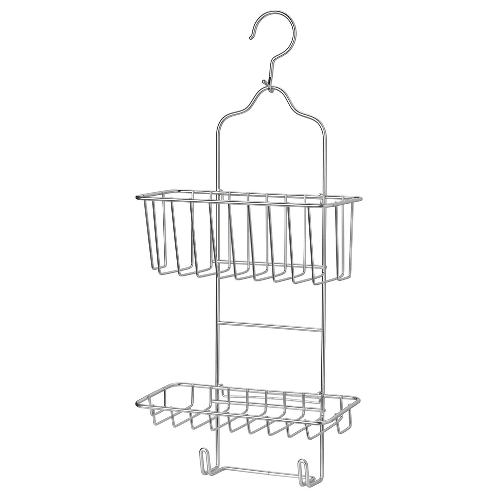 IKEA KROKFJORDEN  (ИКЕА КРОКФЙОРДЕН)  -  Вешалка для душа, 2 яруса - оцинкованная 24x53 см