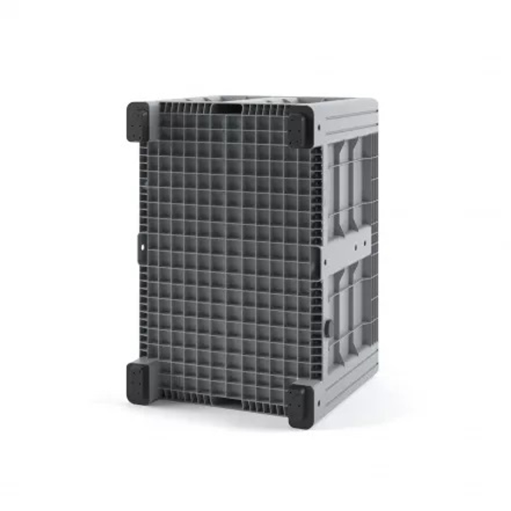 Контейнер 1200х800х800 мм перфорированный на ножках, арт. SDBOX 1208 P серый, код: 13896