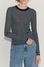 ДЖЕМПЕР В ПОЛОСКУ ТОНКОЙ ВЯЗКИ — ZARA