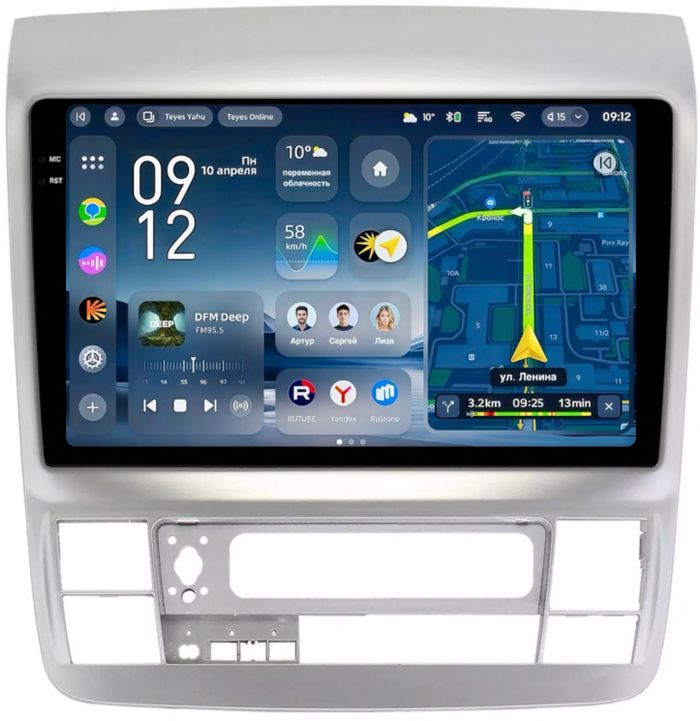 Магнитола для Toyota Alphard 1 H10 2005-2008 - Teyes CC4-PRO монитор 9.5" 2K QLED на Android 13, Быстрейшая, Snapdragon 778G, ИИ, CarPlay, DSP, 4G SIM-слот