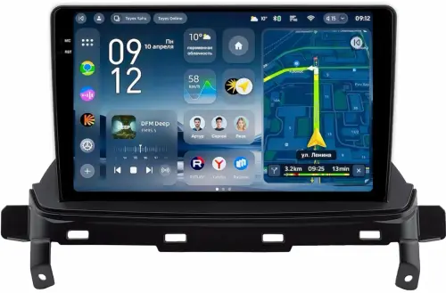 Магнитола для Mitsubishi Eclipse Cross (взамен ШГУ-планшета) - Teyes CC4-PRO монитор 9.5" 2K QLED на Android 13, Быстрейшая, Snapdragon 778G, ИИ, CarPlay, DSP, 4G SIM-слот