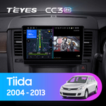 Teyes CC3 2K 9"для Nissan Tiida 2004-2013