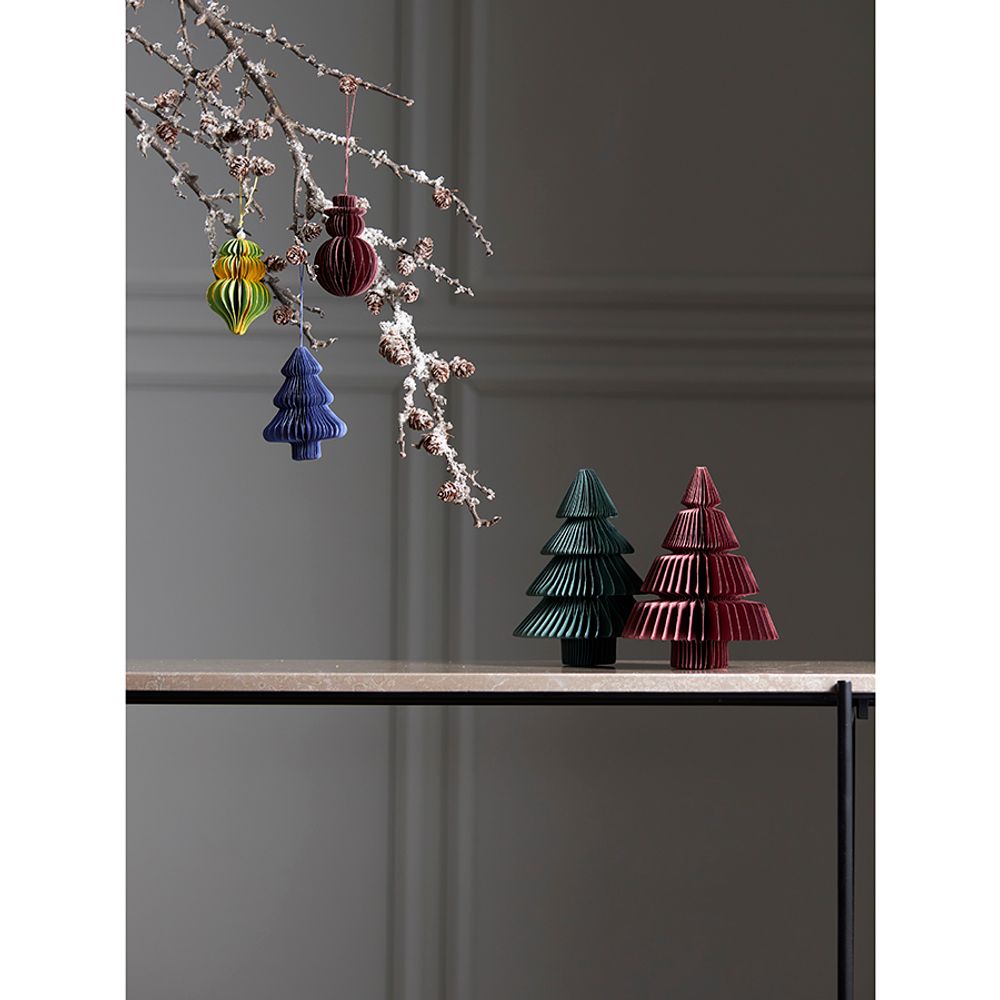 Набор елочных украшений из бумаги Honeycomb festive из коллекции New Year Essential, 3 шт.