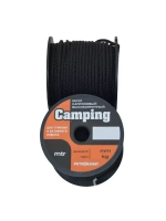 Шнур плетеный CAMPING 2,0 мм, 80 кг, 50 м, синий, катушка