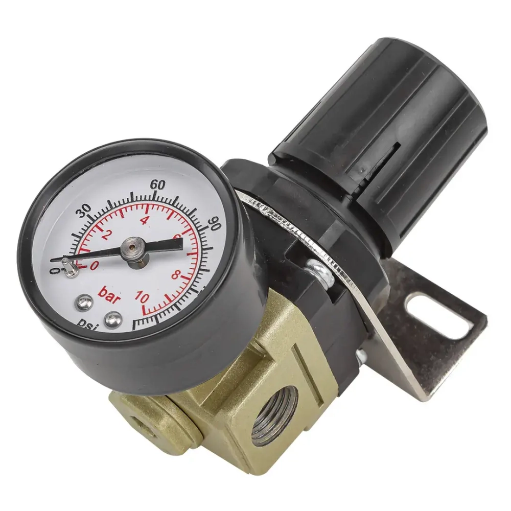 Регулятор давления воздуха 1/4''(0-10bar,раб. температура 5°-60°) FORCEKRAFT FK-AR2000-02