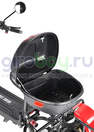 Электроскутер WHITE SIBERIA TRIKE MINI 1500W - Красный фото №20