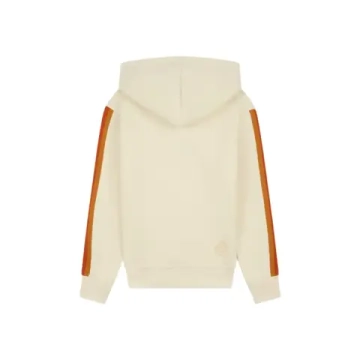 Кофта для девочки теннисная Roland Garros Color Lines - ecru