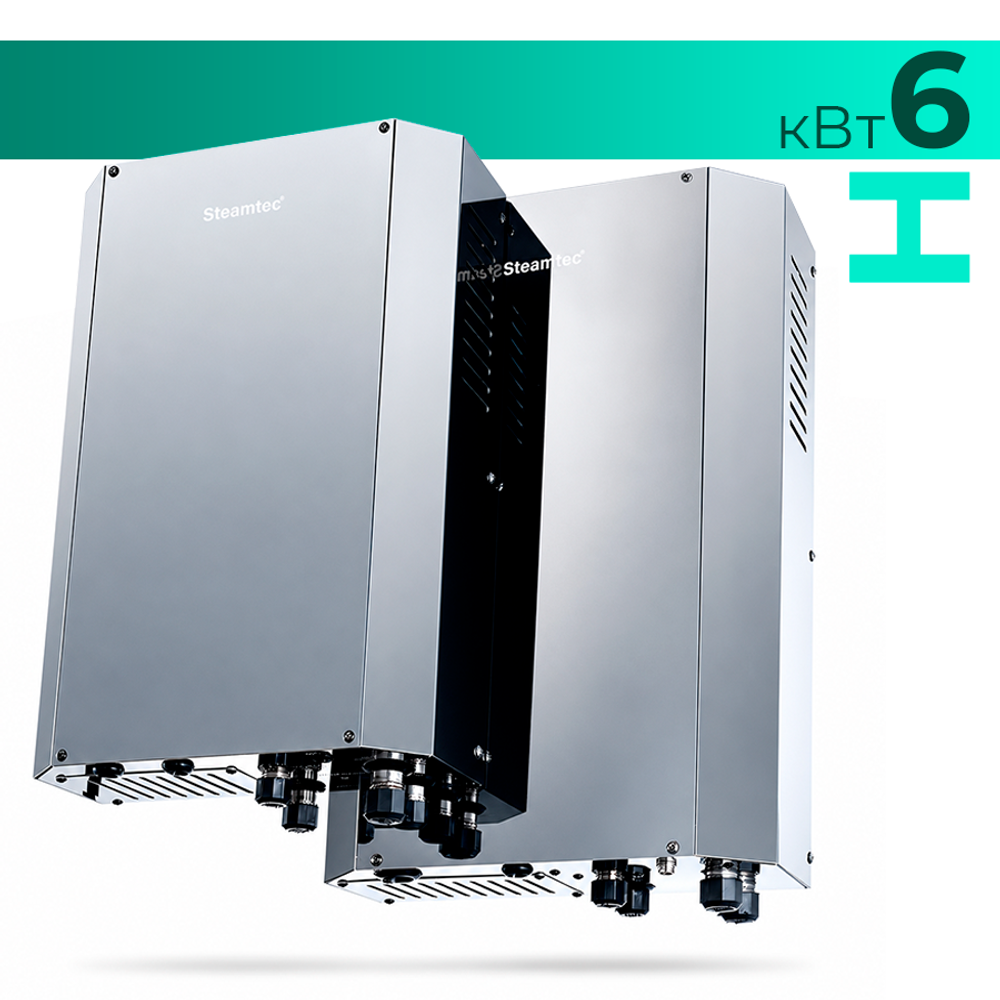 Steamtec TOLO H 60 - 6 кВт, вертикальный парогенератор, 220В\380В (объем парной 5-7 м3)