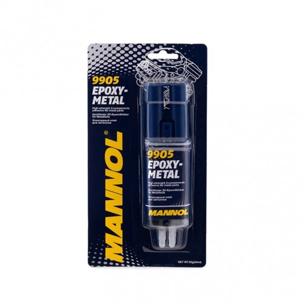 MANNOL Клей Жидкий металл 9905 Epoxi-Metall 24мл