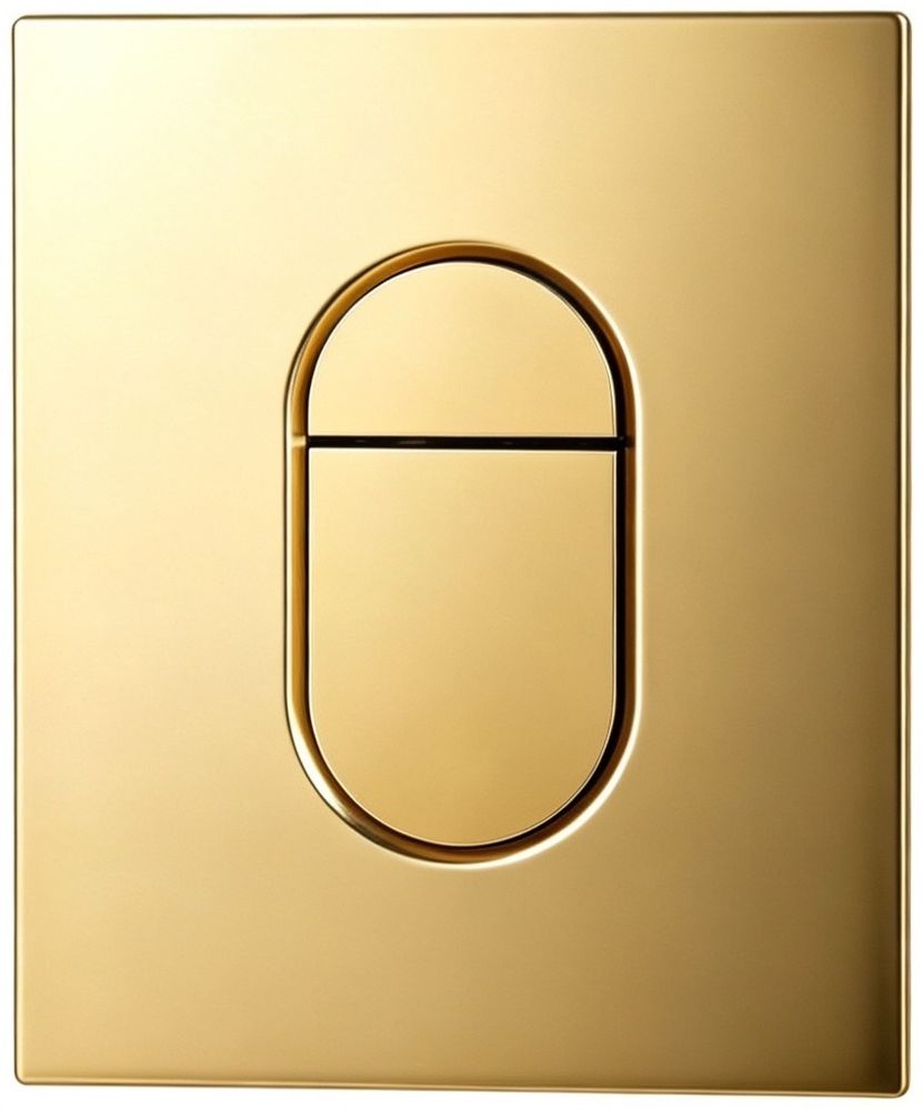 Кнопка для инсталяции REIN RLINE-R SHINE GOLD золото глянец овал ABS