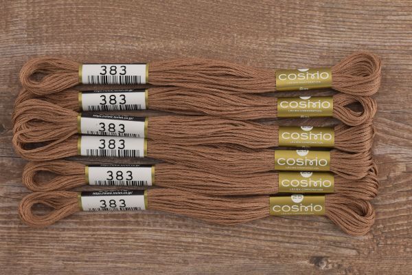Мулине Lecien Cosmo, цв. 0383 / 6 мот. по 8 метров, в 6 сложений