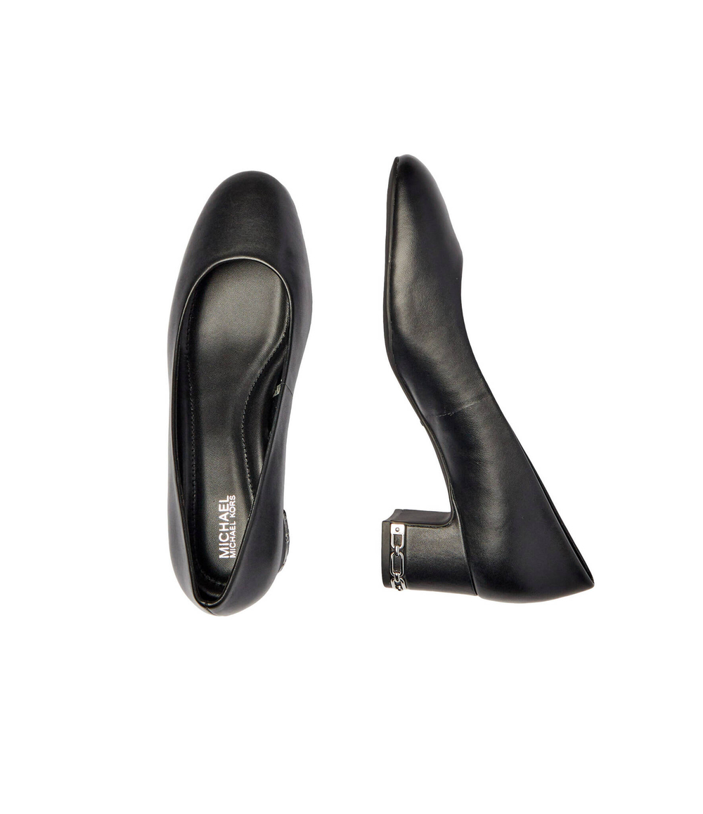 Кожаные туфли на каблуке june flex mid pump Michael Kors - черный(40T4JUMP1L)