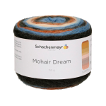 Пряжа "Mohair Dream" 00092 Бежевый/коричневый/серый/синий
