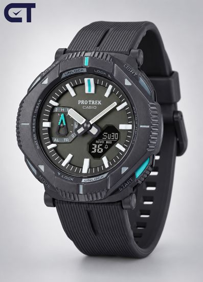 CASIO PRJ-B001-1DR PRO TREK мужские наручные часы — туристическая модель PRO TREK для активного отдыха