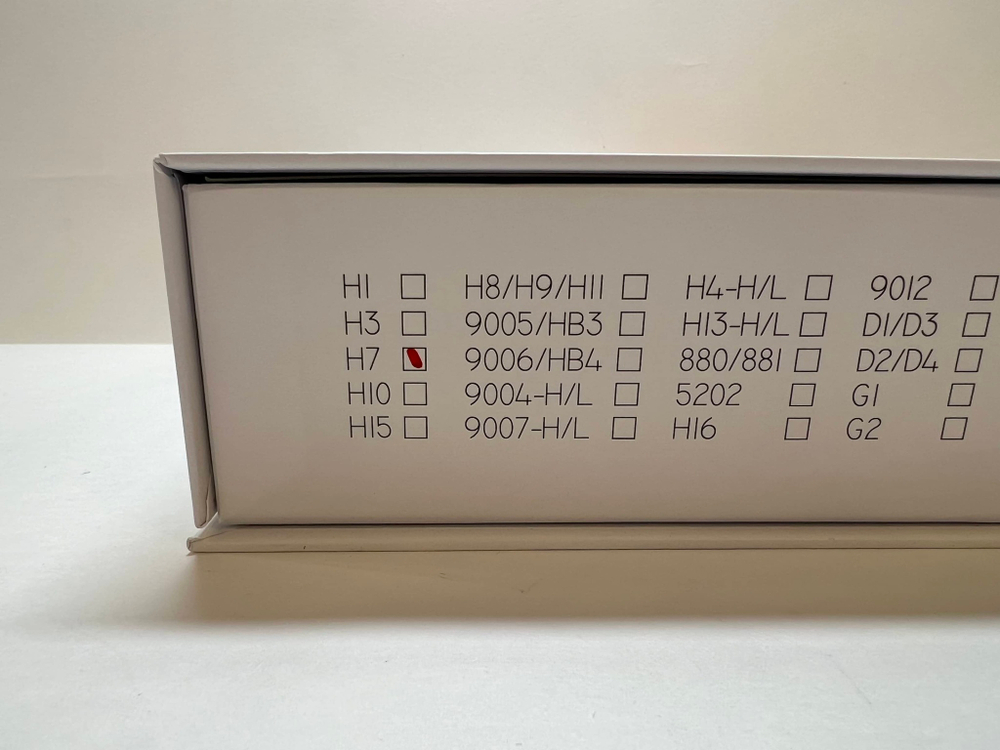 H7 / Светодиодные (H7) лампы 6000K, 120W, 12000lm, V18 - SFIDA 2024 (2 шт. / комплект)