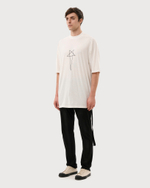 RICK OWENS DRKSHDW ФУТБОЛКА БЕЛАЯ LIDO JUMBO