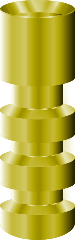 Аналоги имплантатов лабораторные HI-TEC Трёхканальное Соединение
