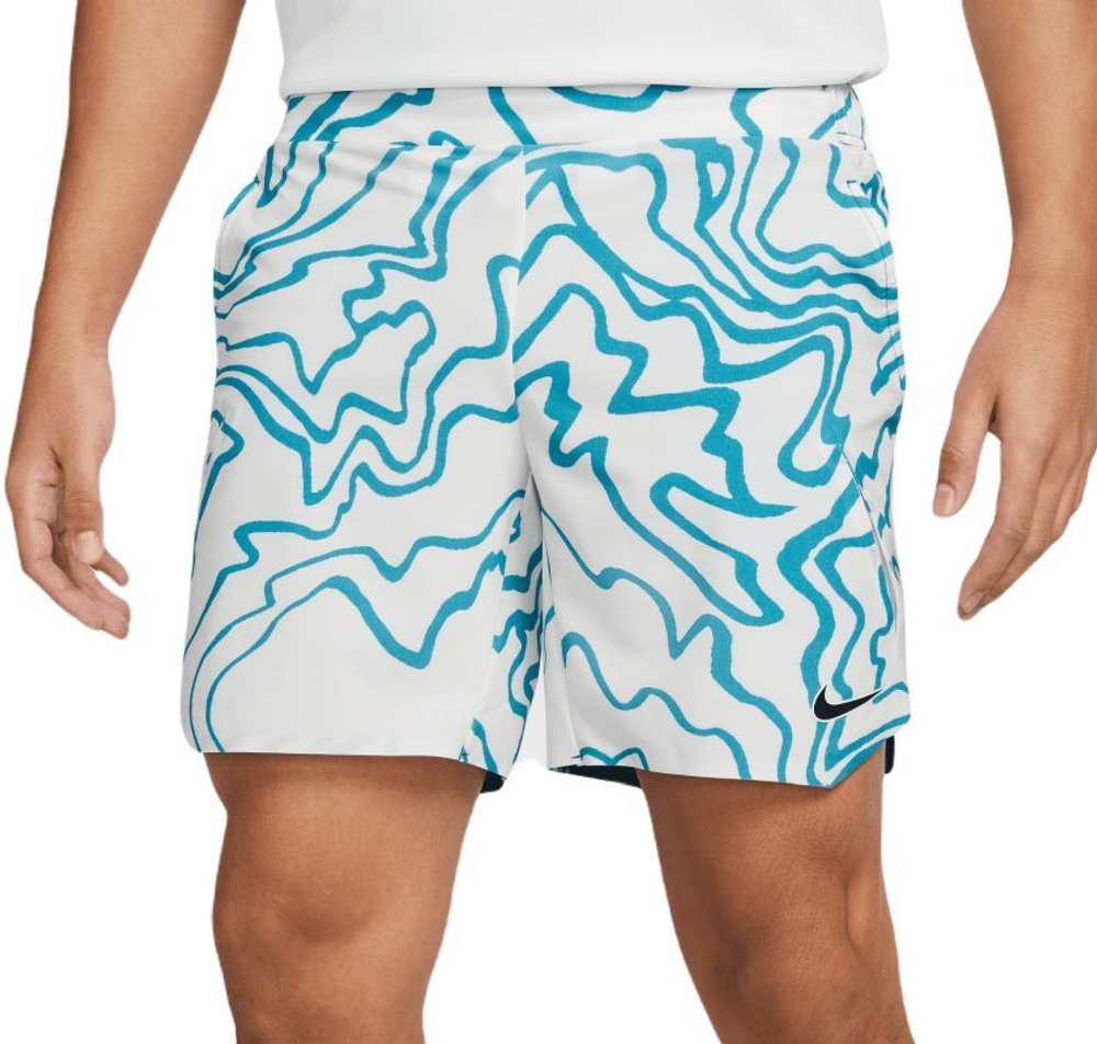 Мужские шорты теннисные Nike Court Dri-Fit Slam Short - green abyss/black
