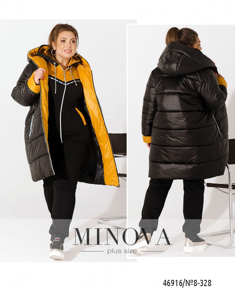Куртка 8-328-чёрный Minova Куртка 8-328-чёрный Minova