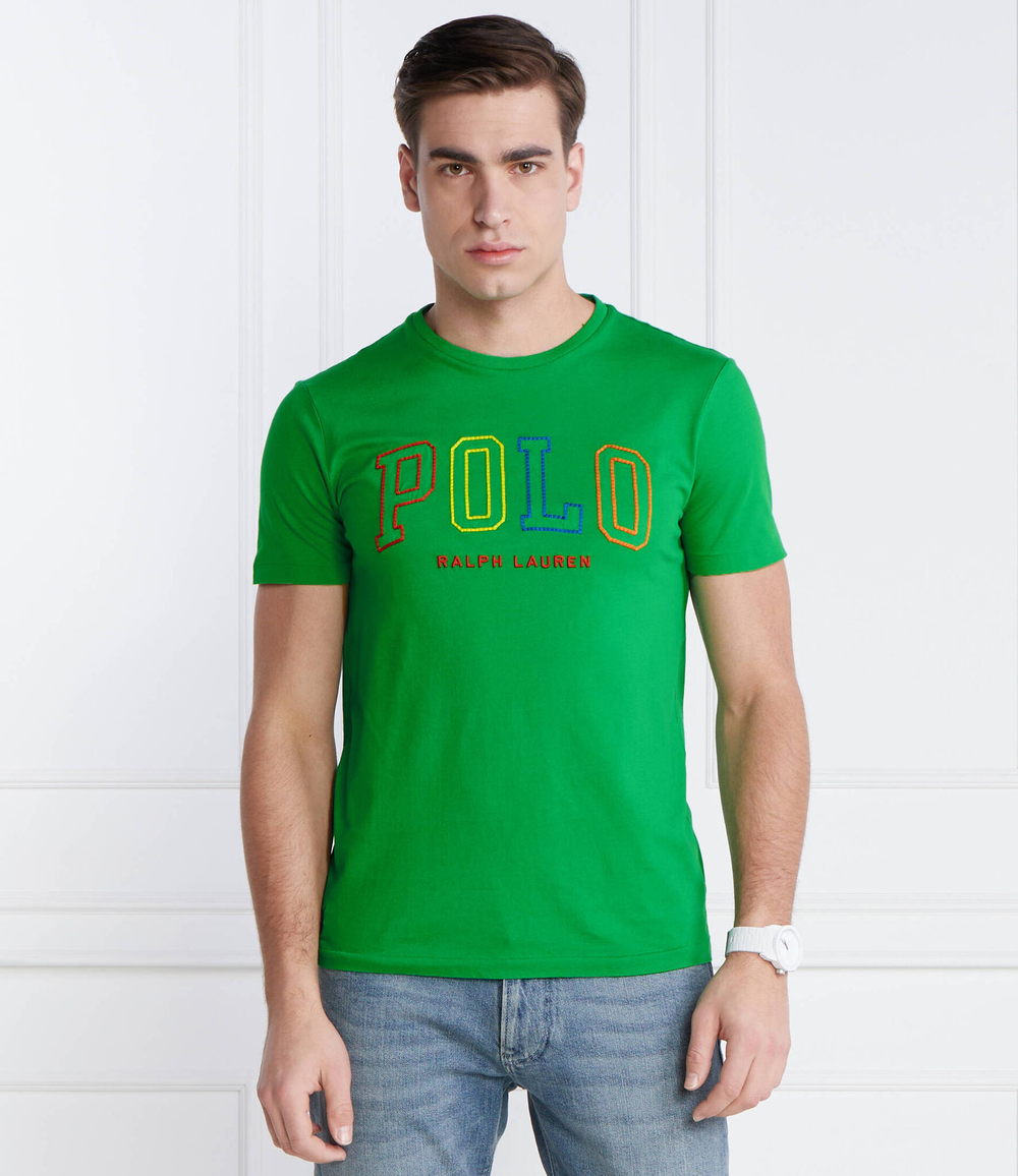 Футболка JERSEY POLO RALPH LAUREN - зеленый(710929077)