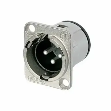Neutrik NC3MD-V панельный разъем XLR male серии D, вертикальная установка на ПП