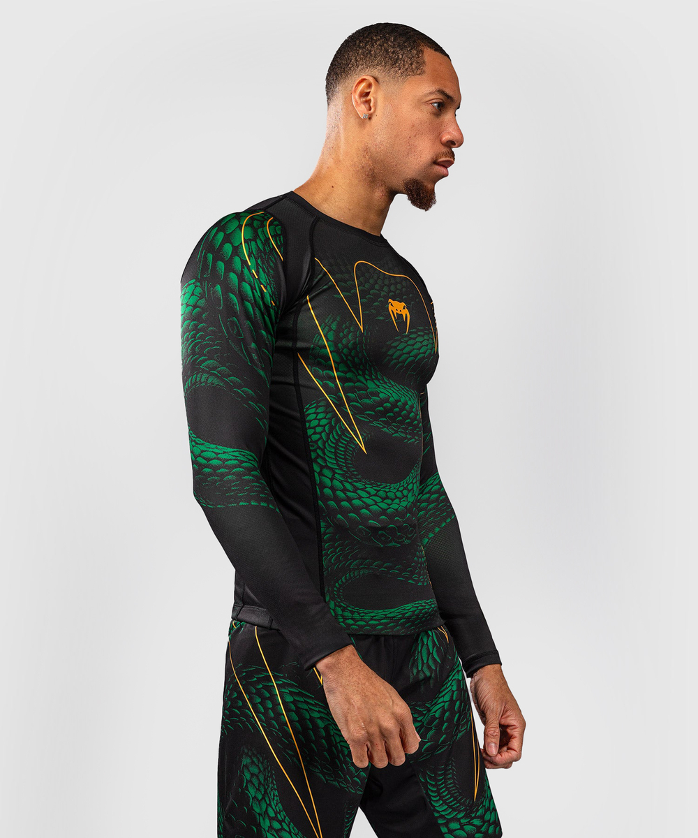 Рашгард Venum Matupa Black/Green/Gold L/S