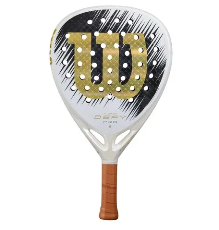 Ракетка для Padel Wilson Defy Pro V1 SE Padel - white/gold