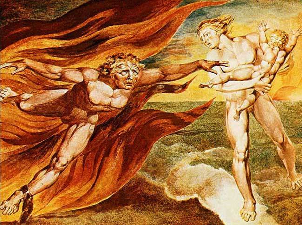 William Blake - эротическое искусство художника Уильяма Блейка. 18+