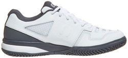 Мужские кроссовки теннисные Wilson Rush Comp LTR - white/white/ebony