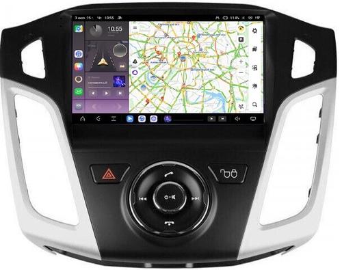 Магнитола для Ford Focus 3 2011-2019 (поддержка автопарковки) - Kuberg SF-9202A-FW QLed+2K, Android 13, Быстрейшая, CarPlay, 4G SIM-слот