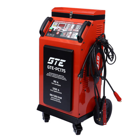 Устройство пуско-зарядное 6-12-24V/80-750Ач/1250А передвижное GTE