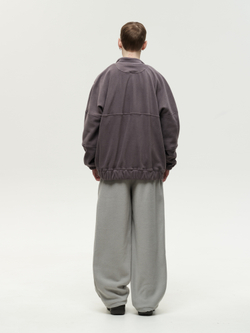Zip-Up Sweatshirt Grey Excalibur