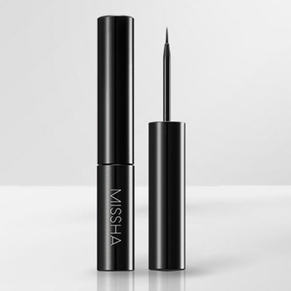 Влагоустойчивая жидкая подводка для глаз Missha Liquid Sharp Liner #Black, 6г