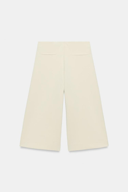 ZARA ШИРОКИЕ ШОРТЫ, ЭКРЮ