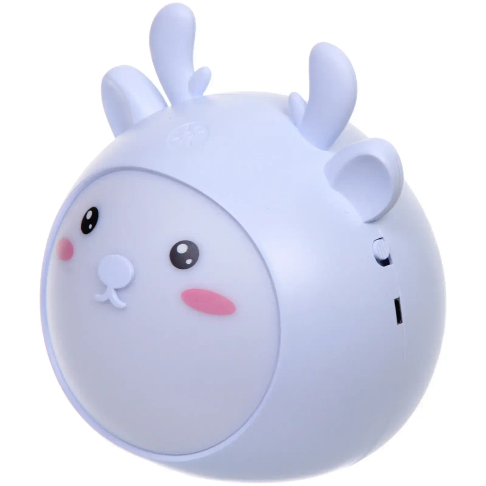 Светильник «Sweet - Оленёнок» 12.5*12.5*13см LED, USB 0.6-4.2W 5V, Голубой