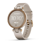 Часы Garmin Lily безель цвета розовое золото, песочный корпус и силиконовый ремешок, 010-02384-11