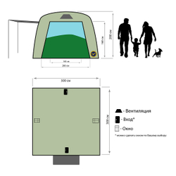Шатёр автомат Maverick Fortuna 300 Solar Control Premium