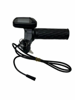 Ручка газа с дисплеем и замком зажигания 7pin для Kugoo Wish 01
